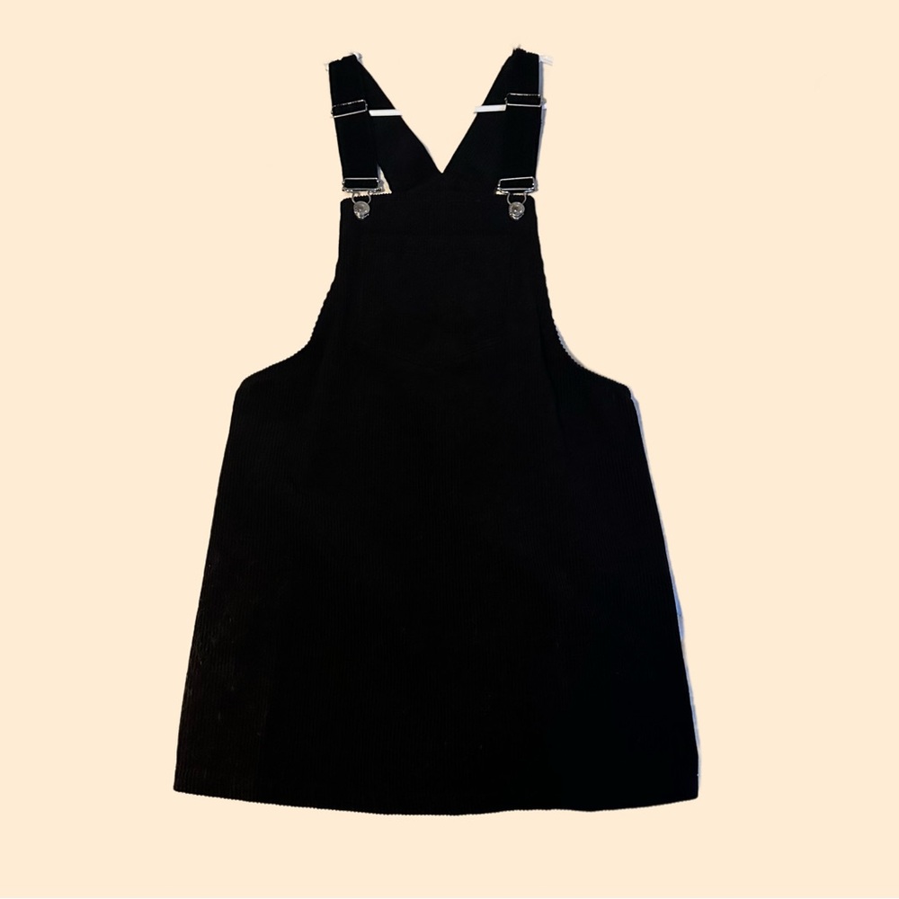 Forever 21 Black Overall Mini Dress